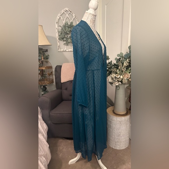 Torrid Chiffon Polka Dot Duster - Picture 8 of 11